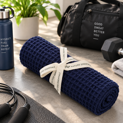 Waffle Weave Gym Towel