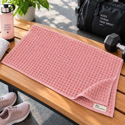 Waffle Weave Gym Towel