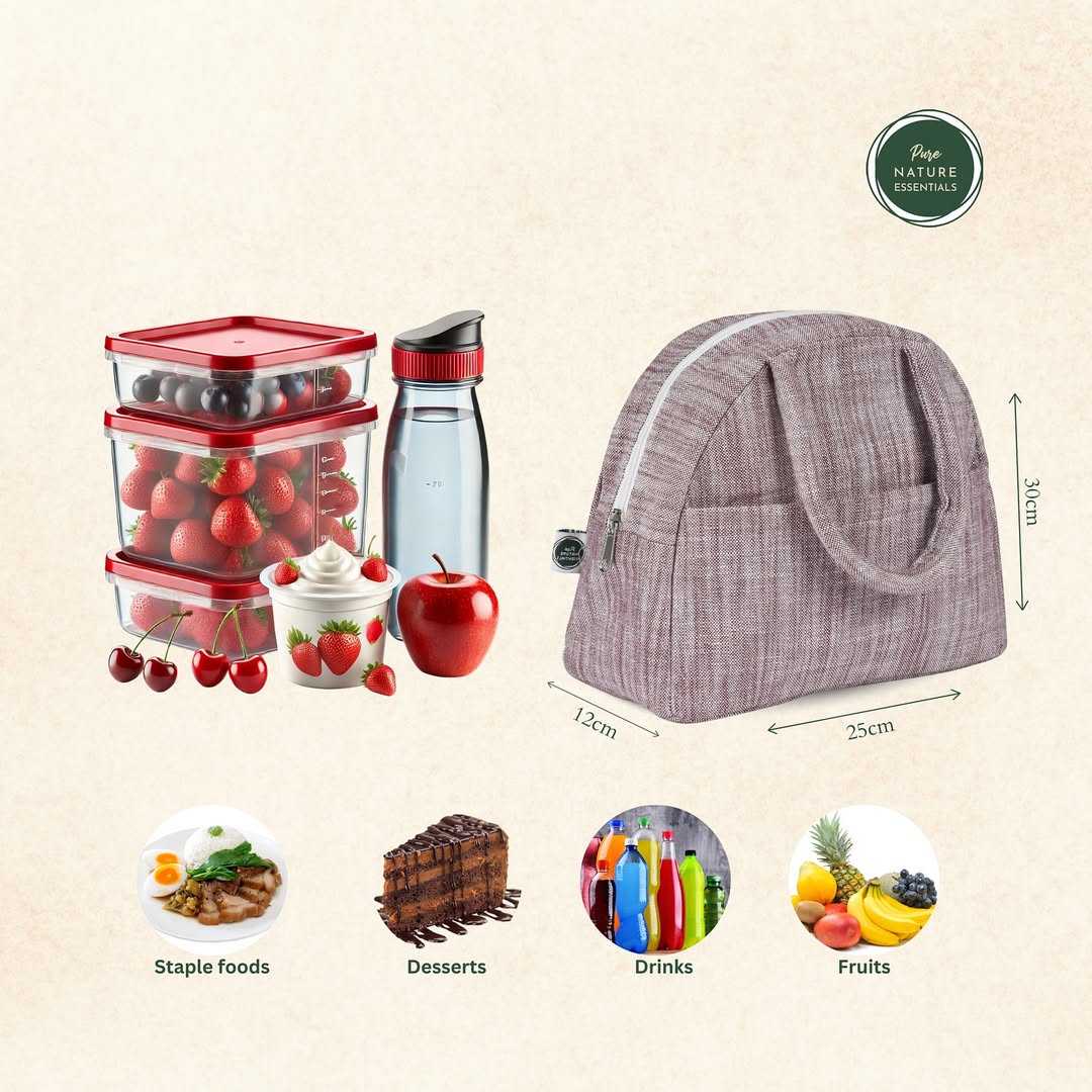 Linen lunch Bag