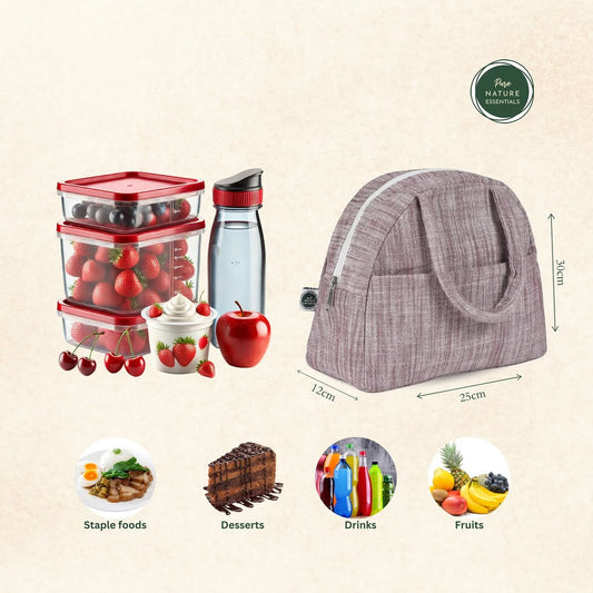 Linen lunch Bag