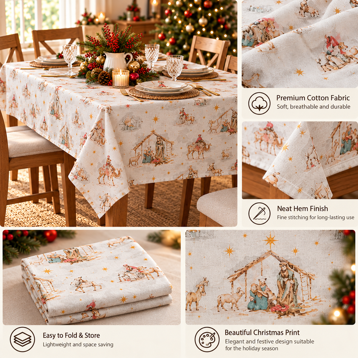 Christmas Table Cloth