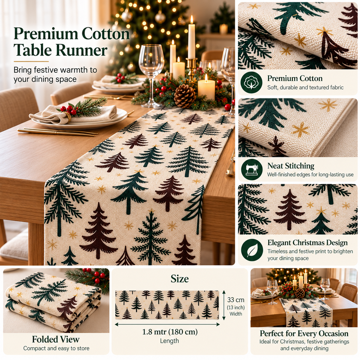 Christmas Premium Table Runner