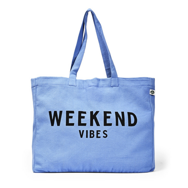 Cotton Weekend vibe tote