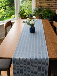 Cotton  ribbed table runner