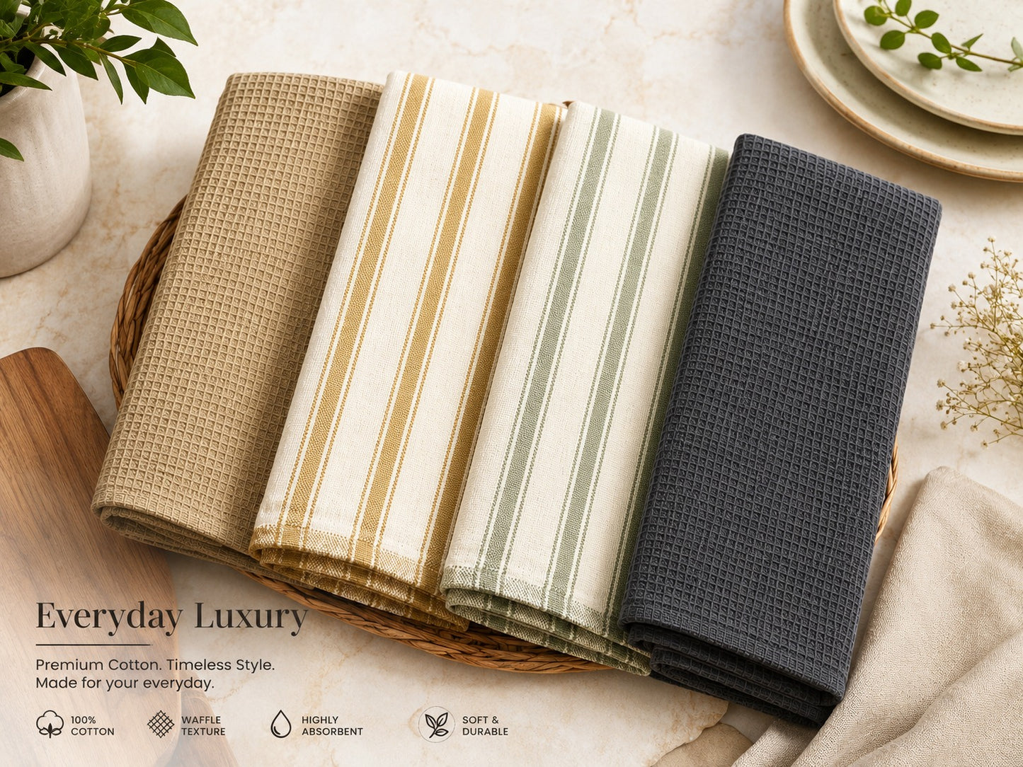 Kitchen Towels Set of 4