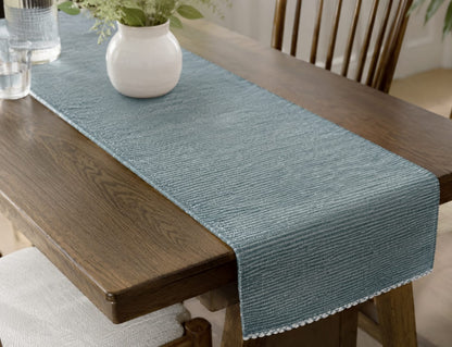 Cotton  Ribbed Table Runner
