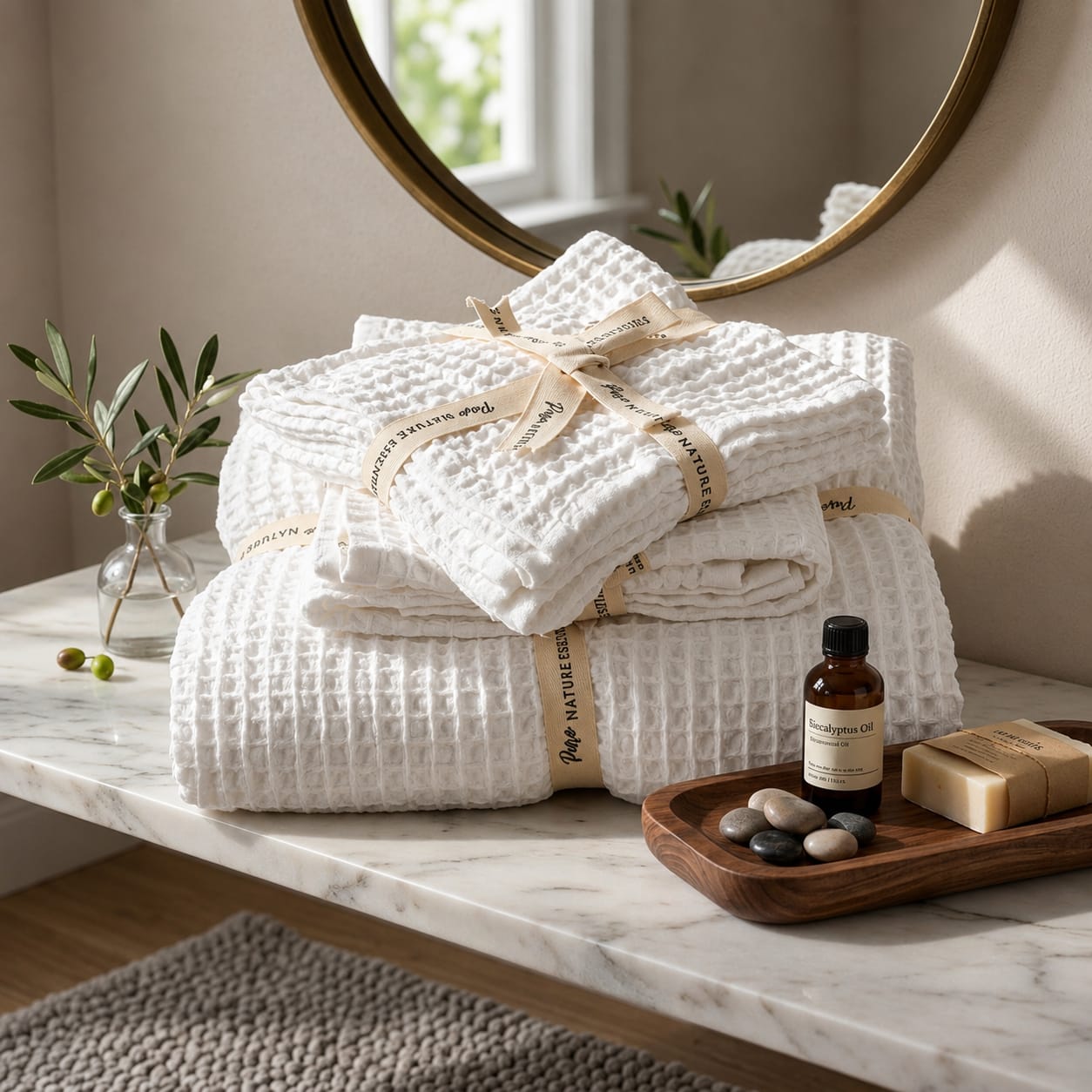 Waffle Weave Essential Trio