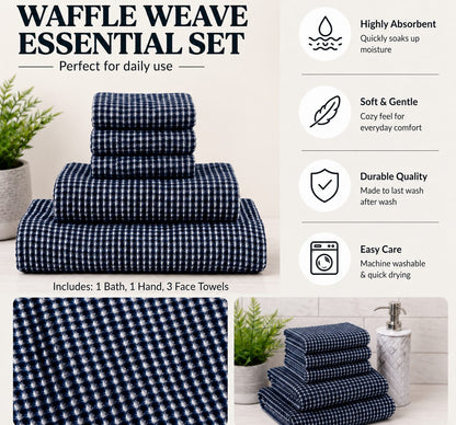 Waffle Weave Essential Trio