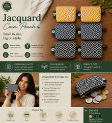 Jacquard Coin Pouch Combo
