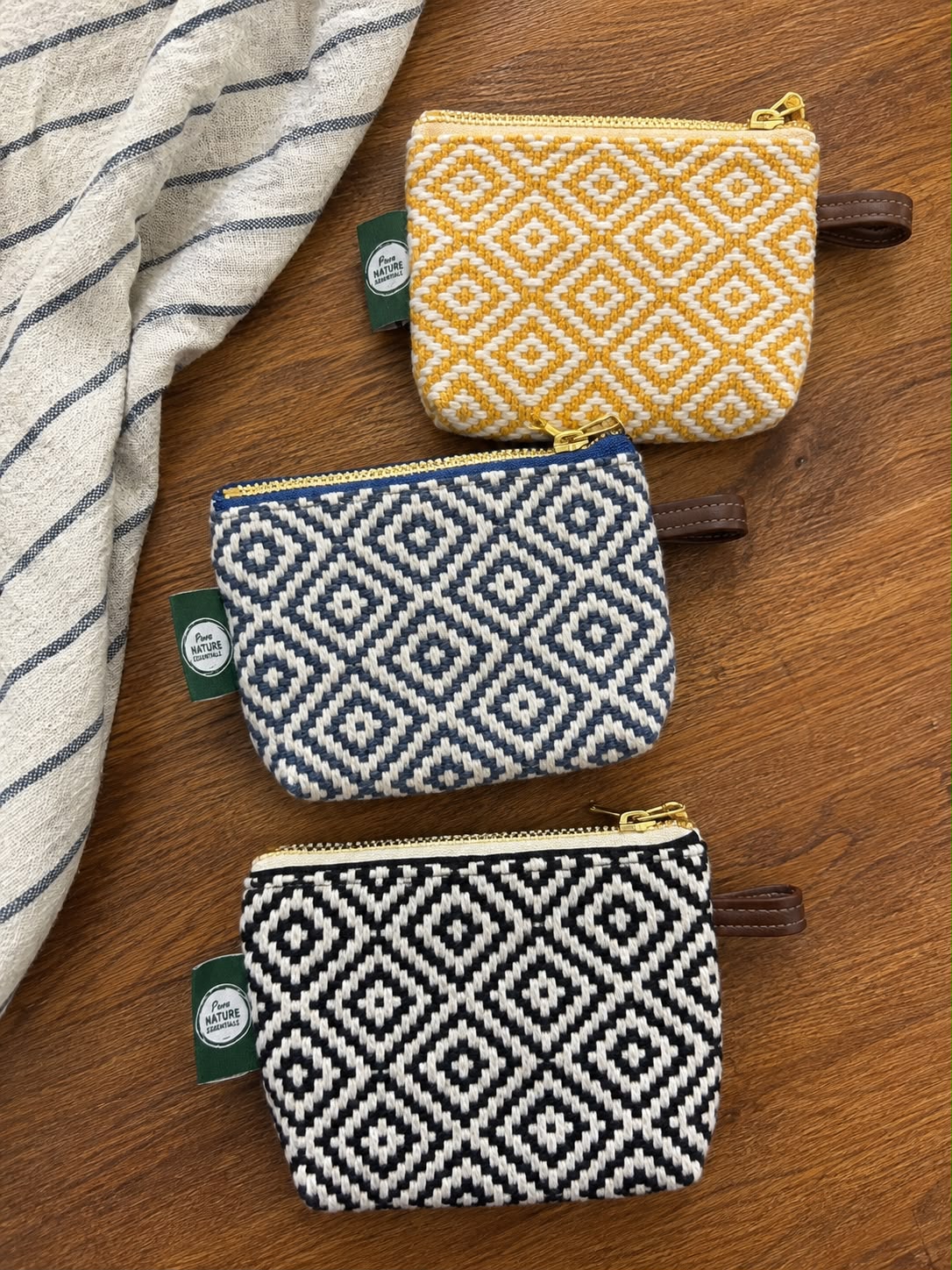 Jacquard Coin Pouch Combo