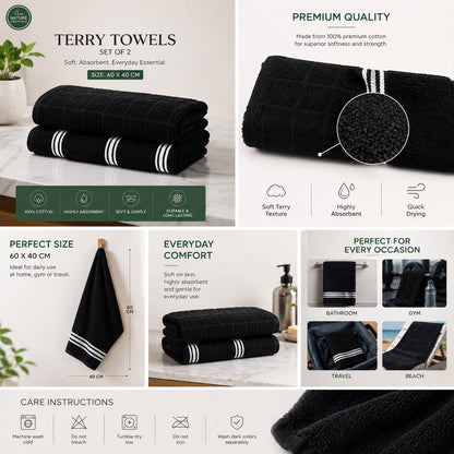 Terry Towels set of 2