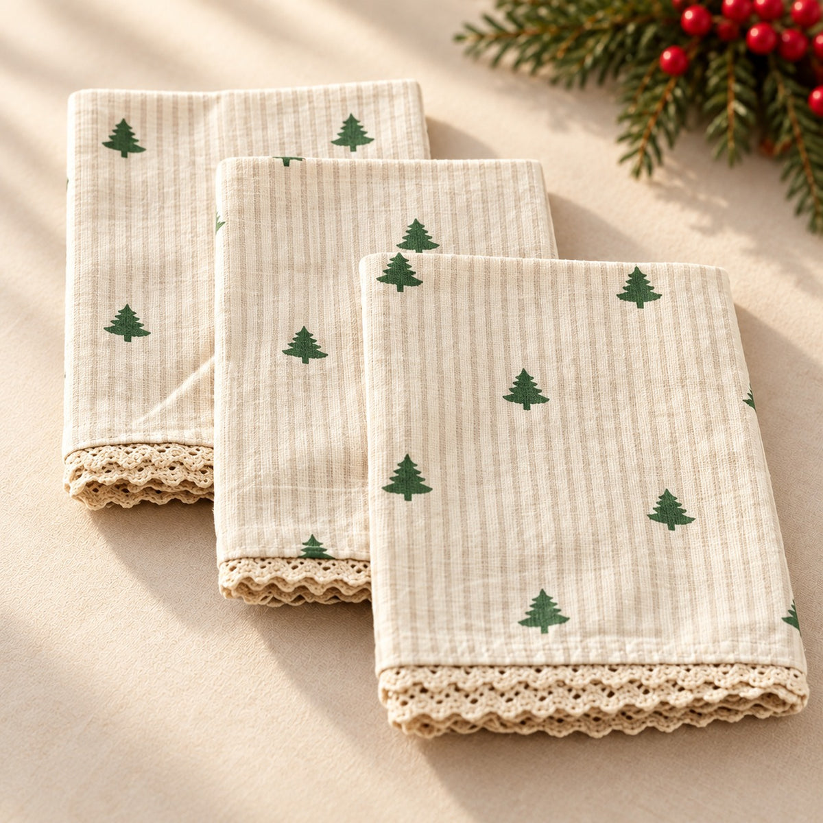 Premium Napkins(Set of 3)