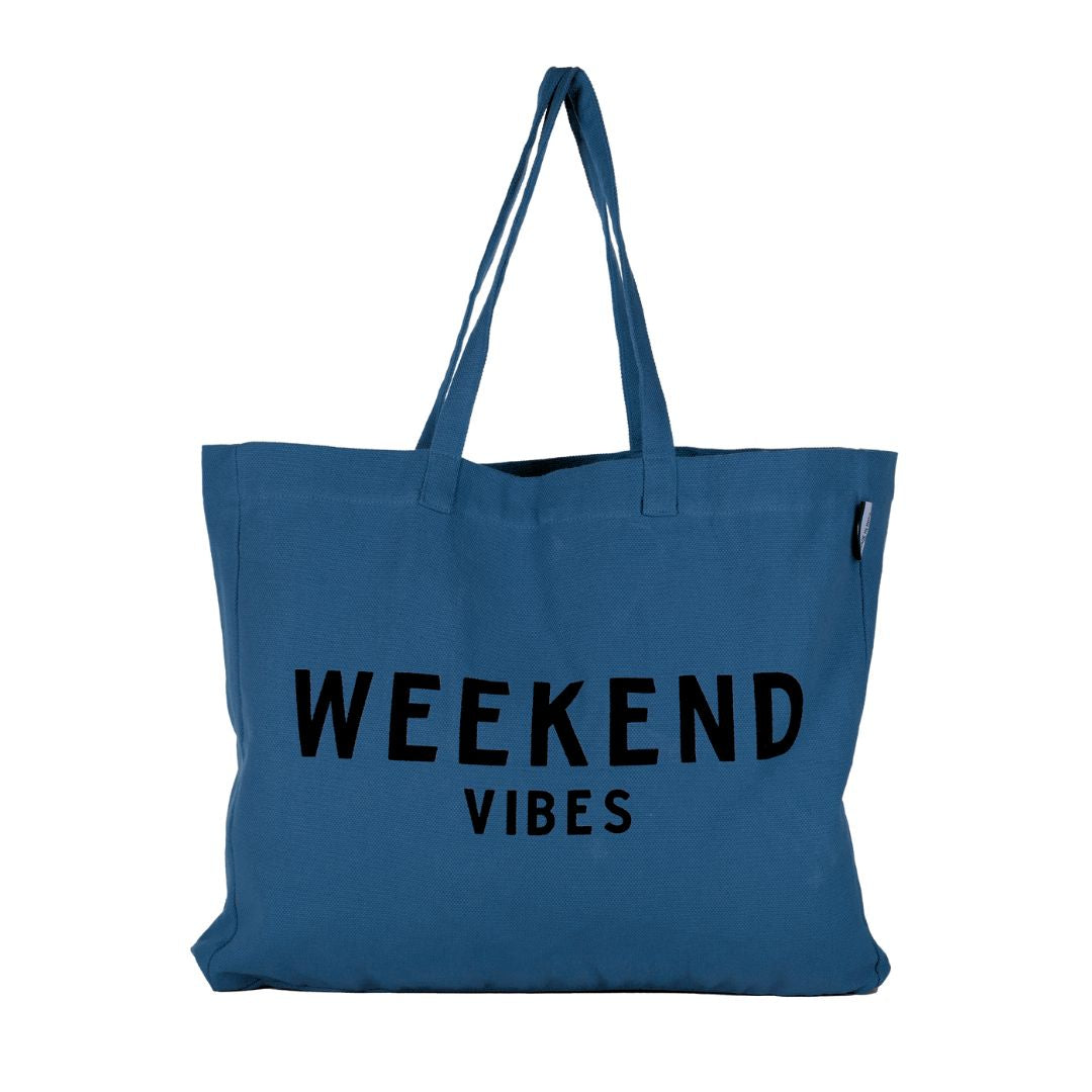 Cotton Weekend vibe tote