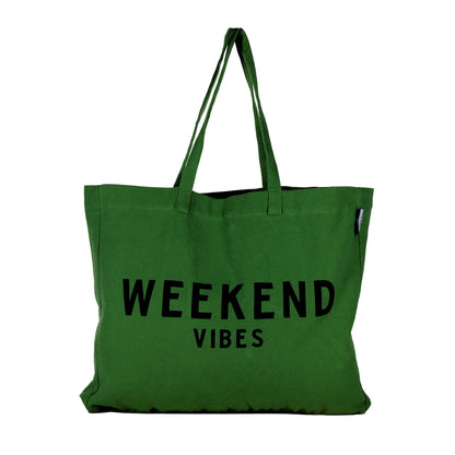 Cotton Weekend vibe tote