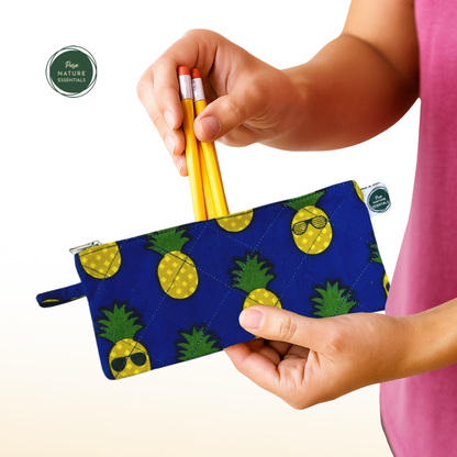 Cotton pencil pouch