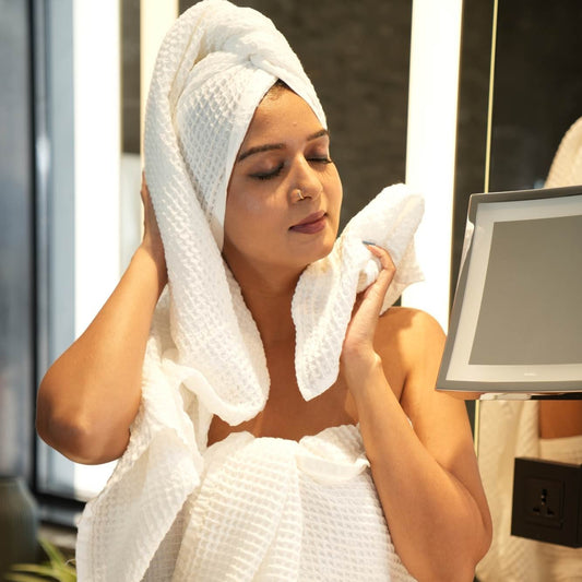 Waffle Weave Bath Towel