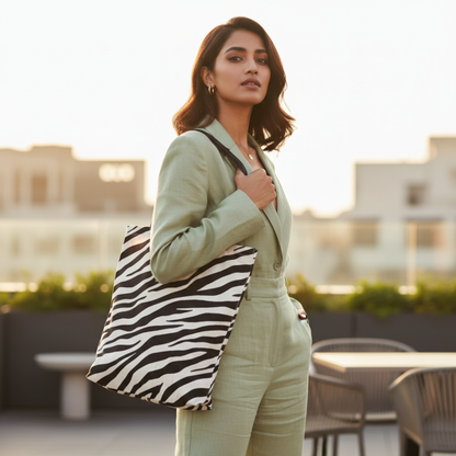 Zebra Print Tote bag